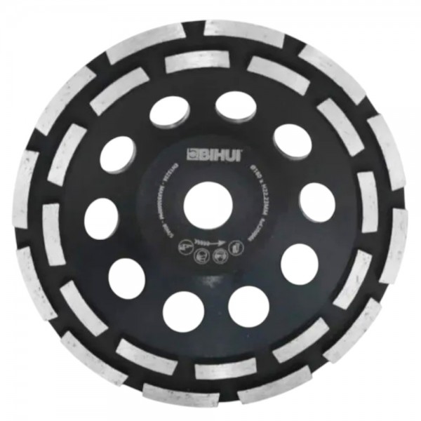 Алмазная фреза BIHUI DUAL-ROW MAX 180 мм (DCWD7) Алмазная фреза BIHUI DUAL-ROW MAX 180 мм (DCWD7)
