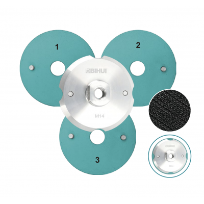 Держатель магнитный BIHUI PLATFORM для шлифовальных дисков с липучкой 100 мм M14 (DPPM4) Держатель магнитный BIHUI PLATFORM для шлифовальных дисков с липучкой 100 мм M14 (DPPM4)