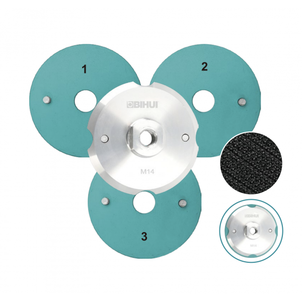 Тримач магнітний BIHUI PLATFORM для шліфувальних дисків з липучкою 100 мм M14 (DPPM4) Тримач магнітний BIHUI PLATFORM для шліфувальних дисків з липучкою 100 мм M14 (DPPM4)