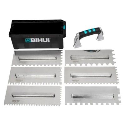 Набір зубчатих шпателів BIHUI COMBO з нержавіючої сталі, 8 предметів (PTSJH8)