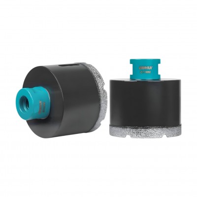 Алмазна коронка BIHUI TURBO 70 мм для сухого свердління М14 (DBDF70) Алмазна коронка BIHUI TURBO 70 мм для сухого свердління М14 (DBDF70)