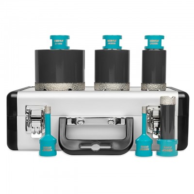 Набір алмазних коронок M14 BIHUI TURBO-6 діаметром 6/8/20/35/50/70 мм (DBDMK6) Набір алмазних коронок M14 BIHUI TURBO-6 діаметром 6/8/20/35/50/70 мм (DBDMK6)