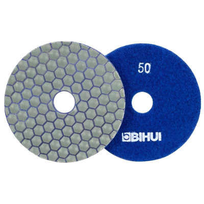Алмазный гибкий шлифовальный круг BIHUI на липучке №50 (DPP405)