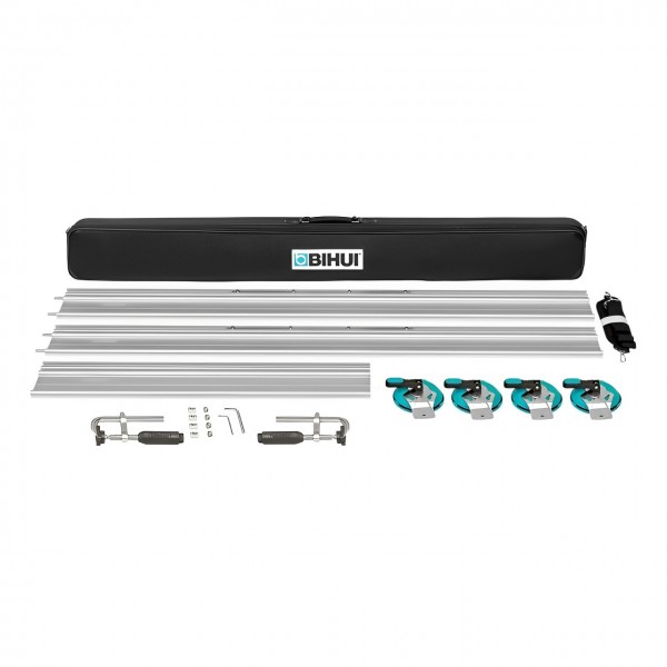 Направляющие BIHUI Drive для системы порезки из 3-х секций (1,4+1,4+0,8м) с присосками, в кейсе (LFRS) Направляющие BIHUI Drive для системы порезки из 3-х секций (1,4+1,4+0,8м) с присосками, в кейсе (LFRS)