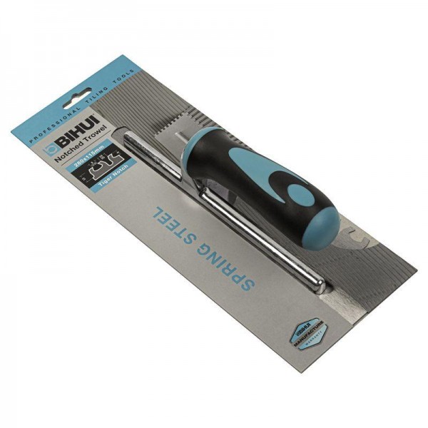 Зубчатый шпатель BIHUI CARBON Тигровый зуб из углеродной стали 280х120 мм (PTCBTG) Зубчатый шпатель BIHUI CARBON Тигровый зуб из углеродной стали 280х120 мм (PTCBTG)