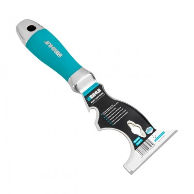 Шпатель скребок багатофункціональний BIHUI MONOLIT 10in1 з нержавіючої сталі 75мм. Шпатель скребок багатофункціональний BIHUI MONOLIT 10in1 з нержавіючої сталі 75мм.