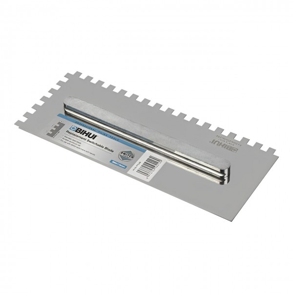 Сменное лезвие BIHUI зуб 8 мм для зубчатого шпателя 280х115 мм (PTSJ08) Сменное лезвие BIHUI зуб 8 мм для зубчатого шпателя 280х115 мм (PTSJ08)