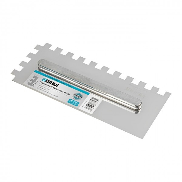 Сменное лезвие BIHUI зуб 12 мм для зубчатого шпателя 280х115 мм (PTSJ12) Сменное лезвие BIHUI зуб 12 мм для зубчатого шпателя 280х115 мм (PTSJ12)