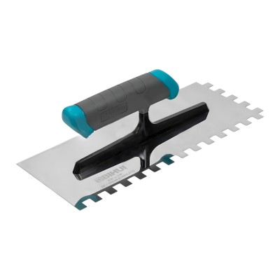 Зубчастий шпатель BIHUI CONTROL зуб 10 мм із нержавіючої сталі 280х115 мм (PTSS10)