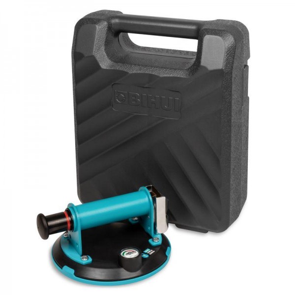 Вакуумная помповая присоска BIHUI STEEL 152 мм с металлической ручкой и манометром (SCVG6) Вакуумная помповая присоска BIHUI STEEL 152 мм с металлической ручкой и манометром (SCVG6)