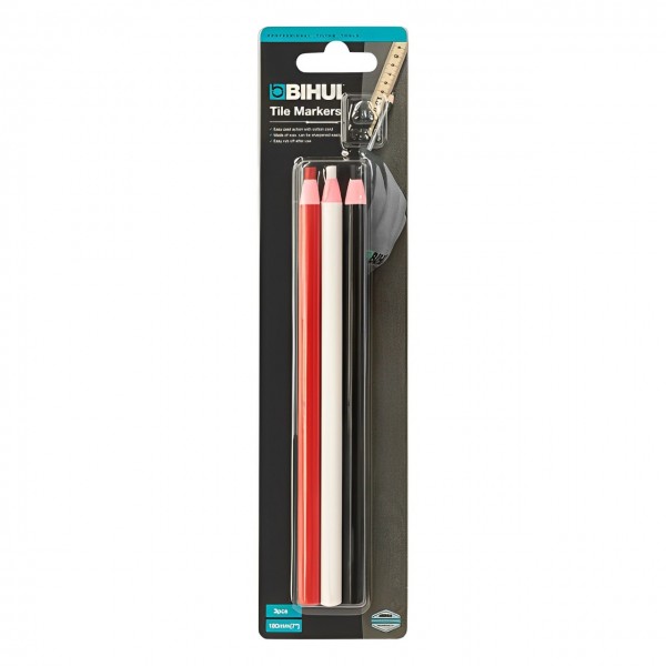 Набор карандашей строительных BIHUI, 3 шт. 180 мм (TCM3) Набор карандашей строительных BIHUI, 3 шт. 180 мм (TCM3)