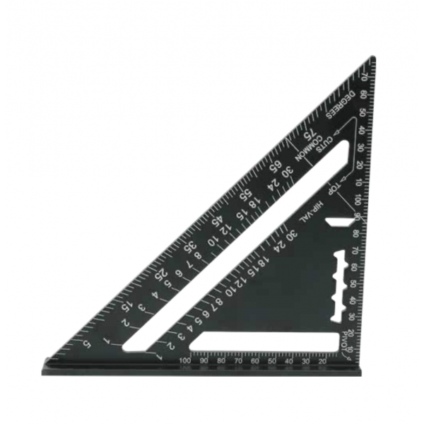Угольник метрический BIHUI 180x180 мм (TMRT7) Угольник метрический BIHUI 180x180 мм (TMRT7)