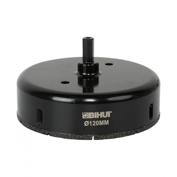 Алмазна коронка BIHUI Ceramics PRO 120 мм під дриль (DBW120) Алмазна коронка BIHUI Ceramics PRO 120 мм під дриль (DBW120)