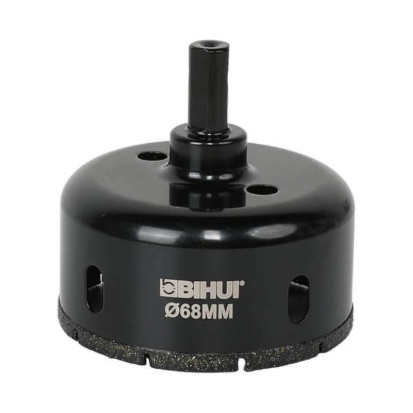 Алмазная коронка BIHUI Ceramics PRO 68 мм под дрель (DBW68) Алмазная коронка BIHUI Ceramics PRO 68 мм под дрель (DBW68)