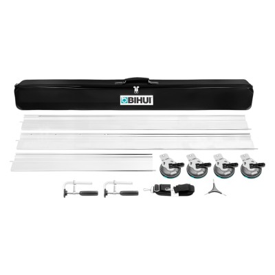 Напрямні BIHUI INFINITY для системи порізки з 3-х секцій (1,4+1,4+0,8м) з присосками, в кейсі (LFRS5) Напрямні BIHUI INFINITY для системи порізки з 3-х секцій (1,4+1,4+0,8м) з присосками, в кейсі (LFRS5)